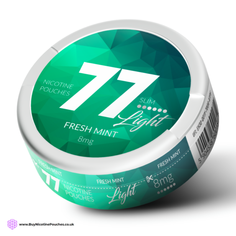 Fresh Mint Nicotine Pouches By 77