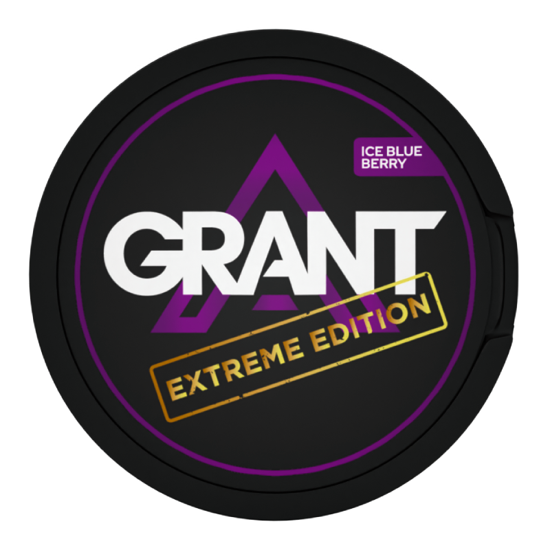 Ice Blue Berry Extreme Nicotine Pouches by Grant SNUS