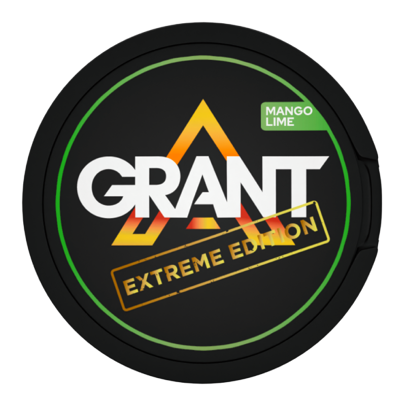 Mango Lime Extreme Edition Nicotine Pouches by Grant SNUS