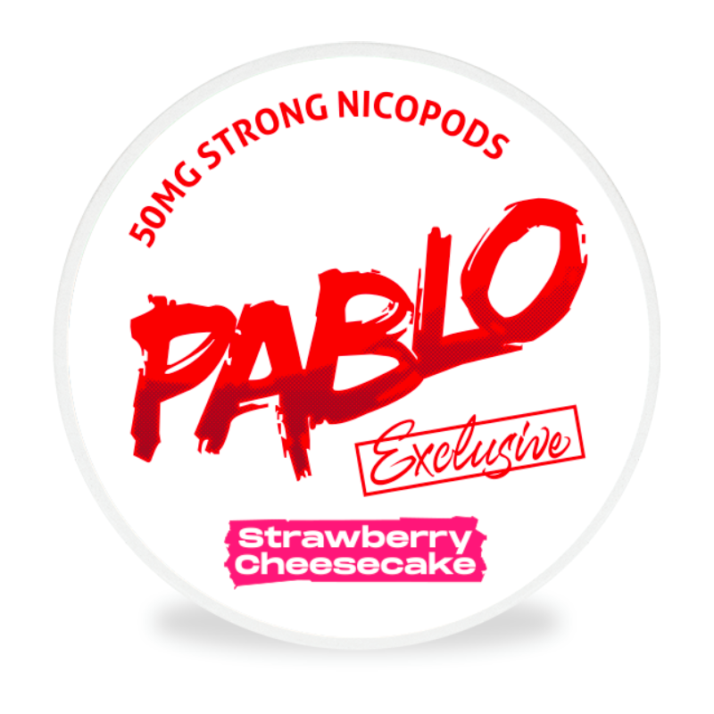 Strawberry Cheesecake Nicotine Pouches by Pablo