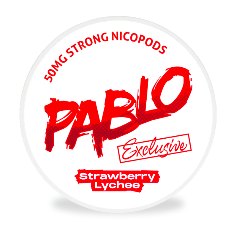 Strawberry Lychee Nicotine Pouches by Pablo