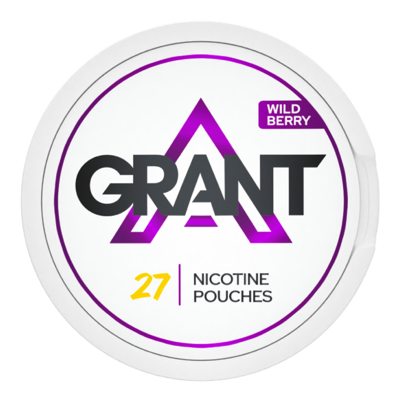Wild Berry Nicotine Pouches by Grant SNUS